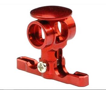 Alum Rotor Hub w/Button (Red): mCP X