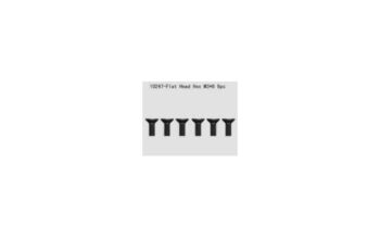 3x8mm Flat Head Hex Screw (6)