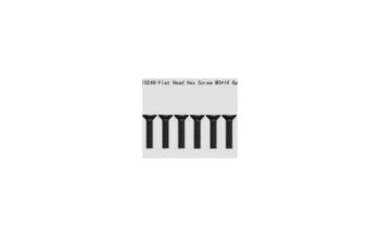 3x14mm Flat Head Hex Screw (6)