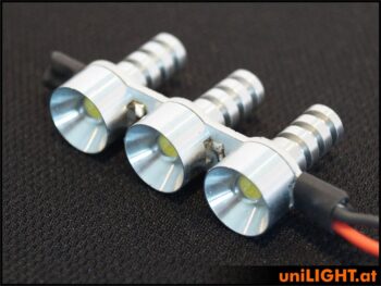 3x2W Flat Triple Spotlights 12mm WW - Image 6