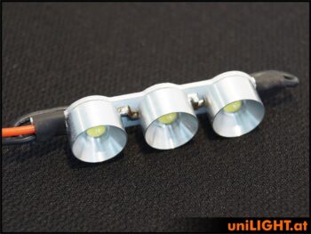 3x2W Flat Triple Spotlights 12mm WW - Image 7