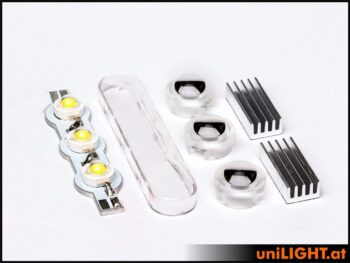 13mm Triple-Spotlight 6W White - Image 2