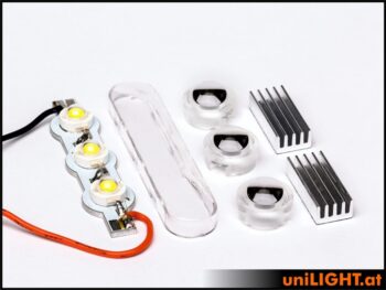 13mm Triple-Spotlight 6W White - Image 3